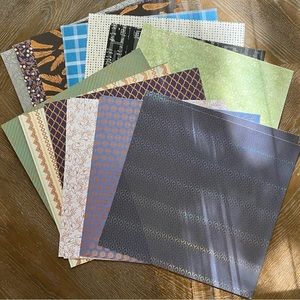 Scrapbooking paper (shine)